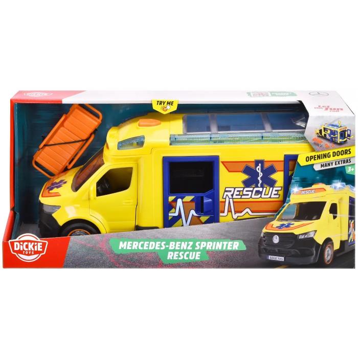 Dickie Toys Mercedes-Benz Sprinter Rescue - Ljud och Ljus - Dickie Toys