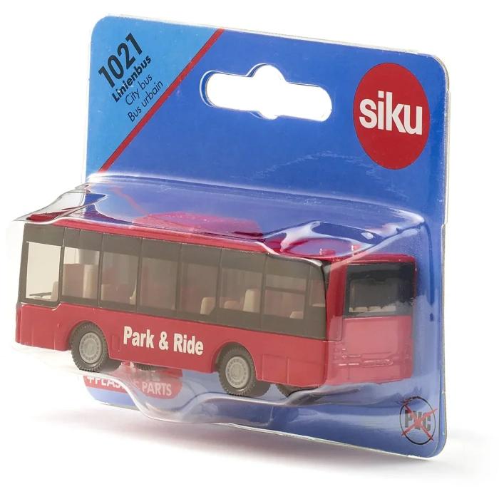 Siku Stadsbuss - Rd - 1021 - Siku - 8 cm