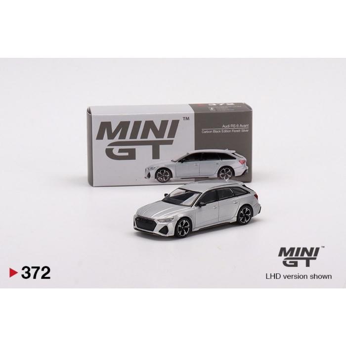 Mini GT Audi RS 6 Avant - Silver - 372 - Mini GT - 1:64