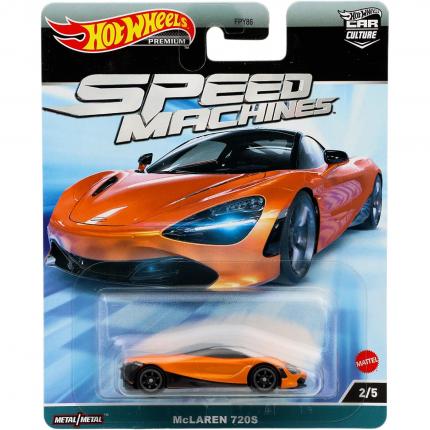 Hot Wheels McLaren 720S - Speed Machines 2/5 - Orange - Hot Wheels