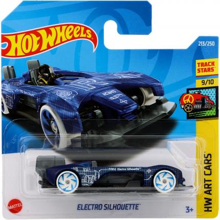 Hot Wheels Electro Silhouette - HW Art Cars - Blå - Hot Wheels