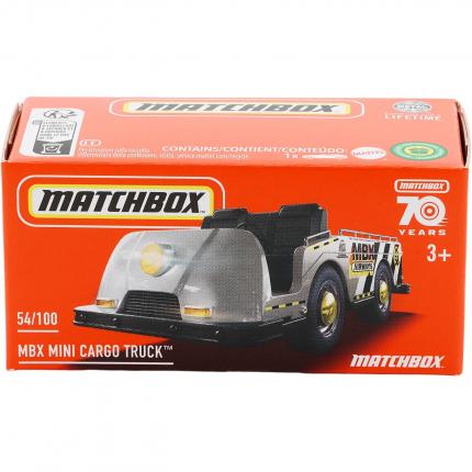 Matchbox MBX Mini Cargo Truck - Silver - Power Grab - Matchbox
