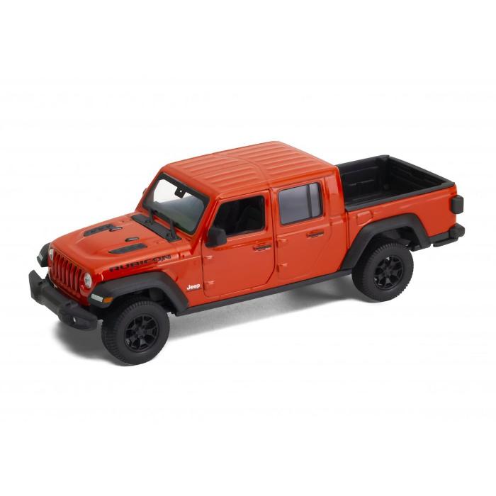 Welly 2020 Jeep Gladiator Rubicon - Orange - 1:27 - Welly