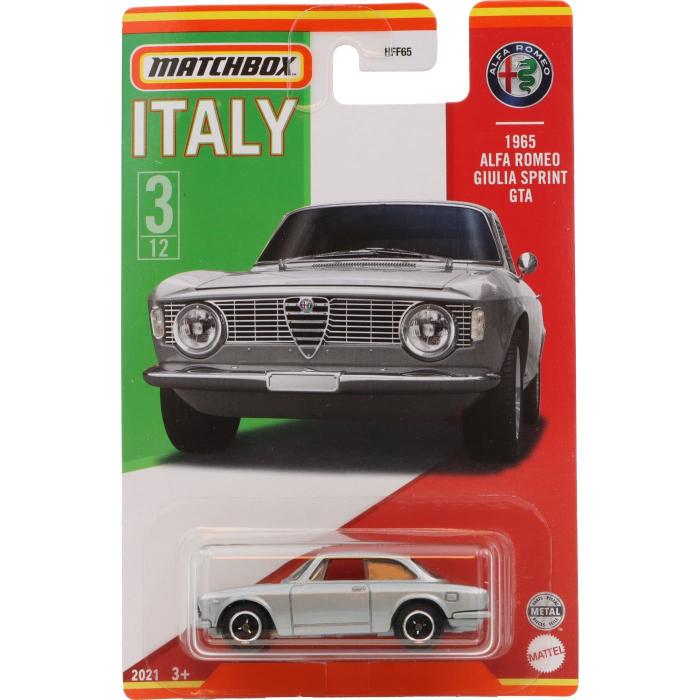 Matchbox 1965 Alfa Romeo Giulia Sprint GTA - Italy - Matchbox