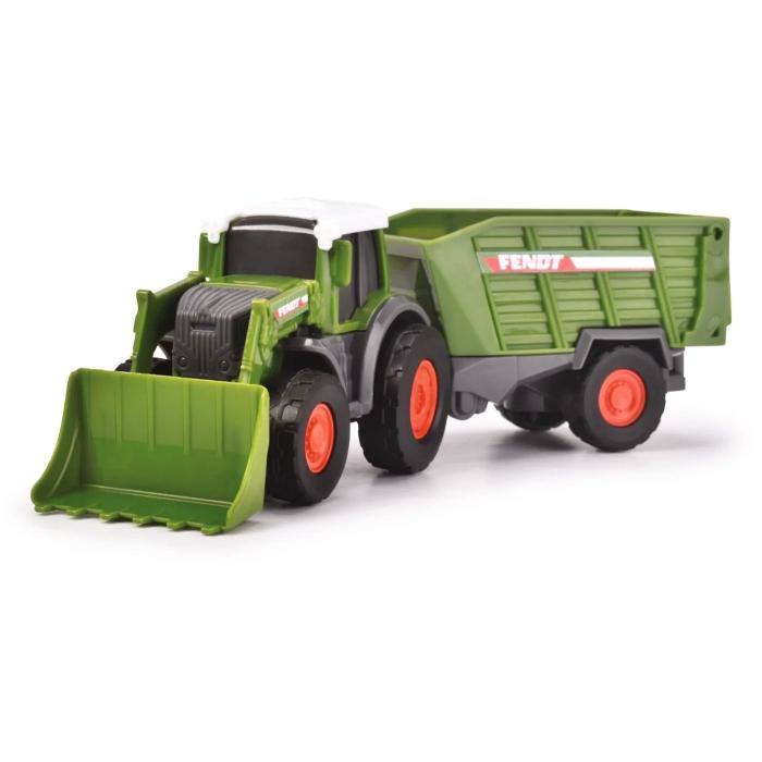Dickie Toys Traktor med fodervagn - Fendt Micro Farmer - Dickie Toys