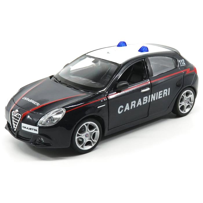 Bburago SKADAD FRPACKNING - Alfa Romeo Giulietta - 2010 - Carabinieri - Bburago - 1:24
