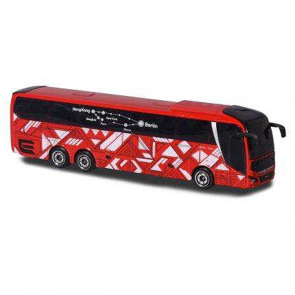 Majorette MAN Lion's Coach L - Röd - City Bus - Majorette