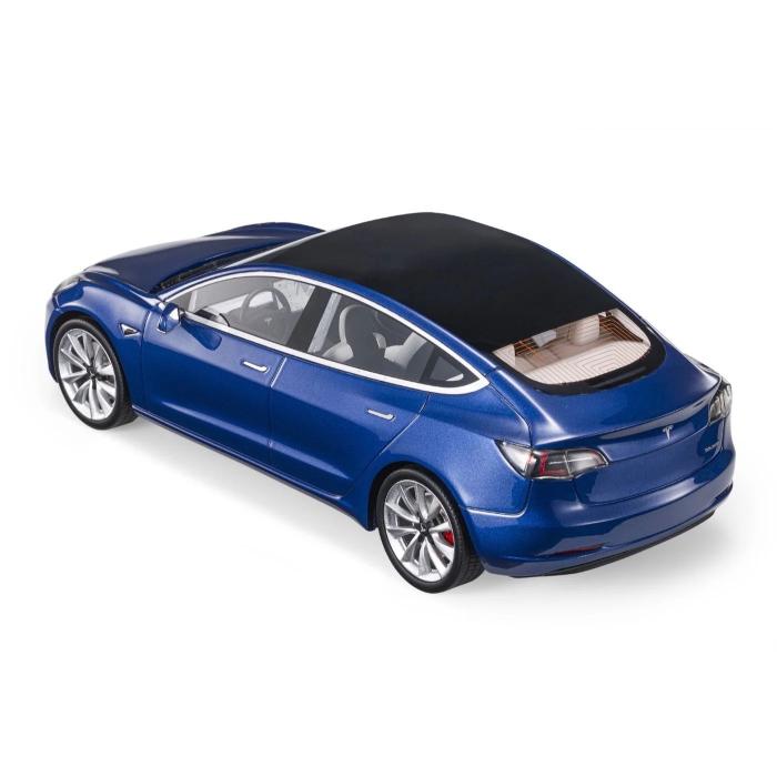 LS Collectibles Tesla Model 3 - Bl - LS Collectibles - 1:18