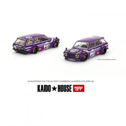 Mini GT Datsun 510 Wagon - Lila - Kaido House - 062 - Mini GT - 1:64