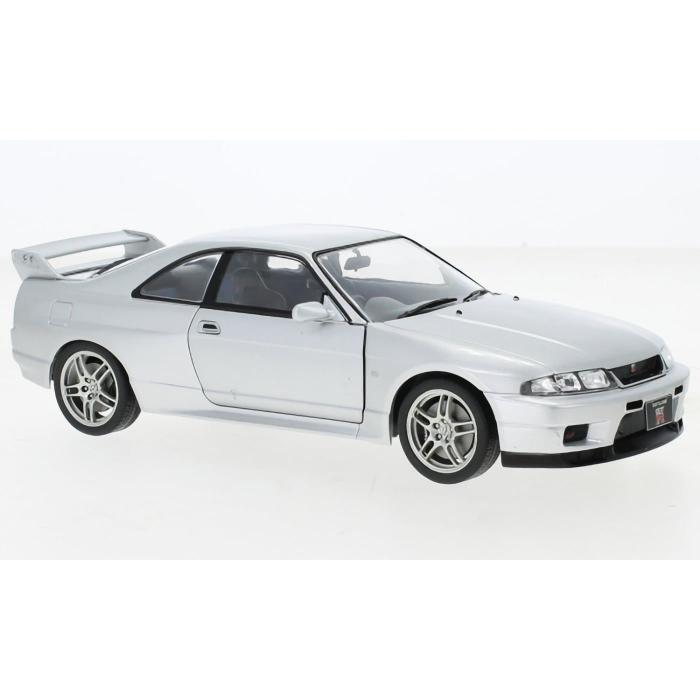 WhiteBox Nissan Skyline GT-R (R33) - 1997 - Silver - WhiteBox - 1:24