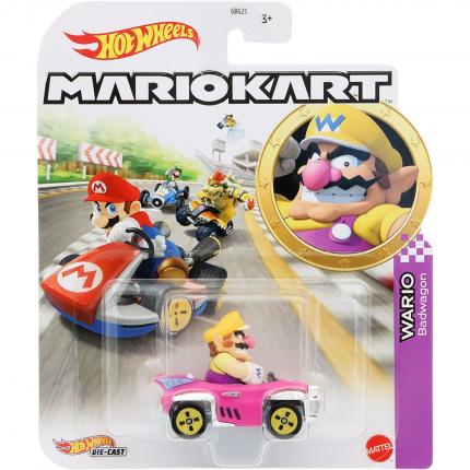 Hot Wheels Wario - Badwagon - Mario Kart - Hot Wheels