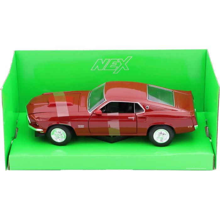 Welly 1969 Ford Mustang Boss 429 - Rd - Welly - 1:24