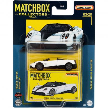 Matchbox Pagani Huayra Roadster - Vit - Collectors - Matchbox