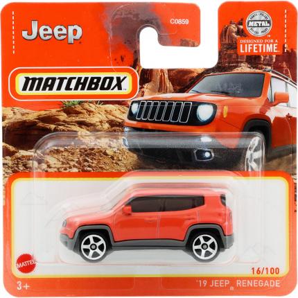 Matchbox '19 Jeep Renegade - Orange - Matchbox