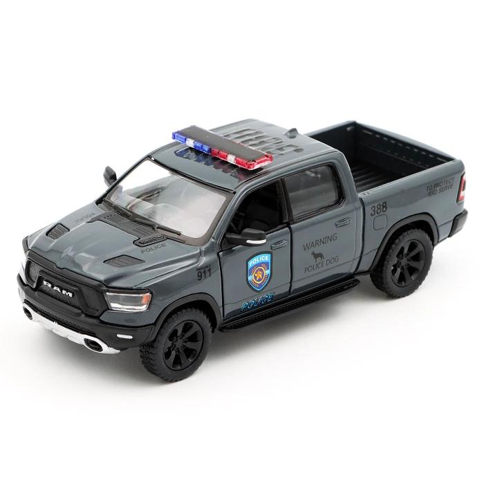 Kinsmart 2019 RAM 1500 - Dodge - Polisbil - Gr - Kinsmart - 1:46