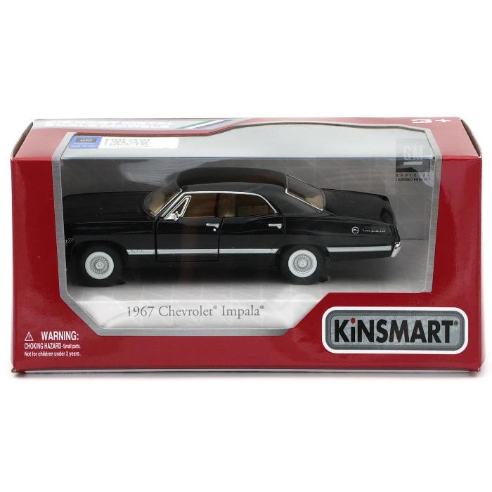 Kinsmart 1967 Chevrolet Impala - Svart - Kinsmart - 1:43