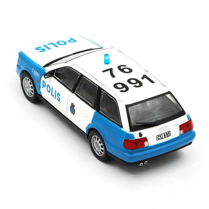 Atlas Editions Audi A6 Avant - 1994 - Svensk Polis - DeAgostini - 1:43
