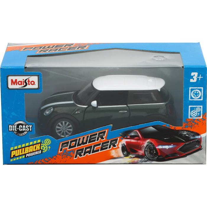 Maisto Mini - Grön - Pullback - Power Racer - Maisto - 10 cm