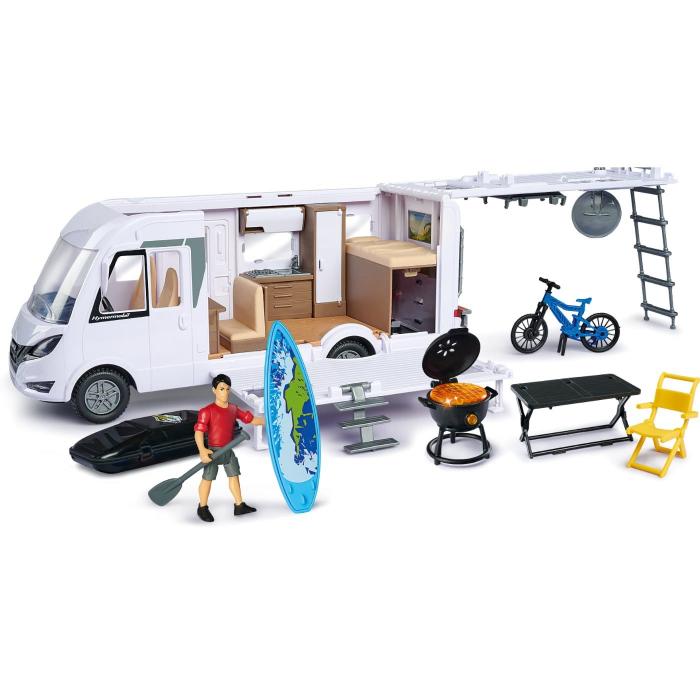 Dickie Toys Husbil med tillbehr - Camper Set - Dickie Toys