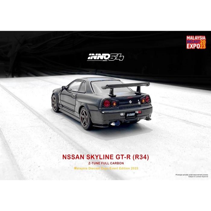 Inno Models Nissan Skyline GT-R (R34) Z-Tune Full Carbon - Inno64 - 1:64