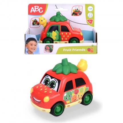 ABC Jordgubbe - Leksaksbil från 1 år - Fruit Friends - ABC