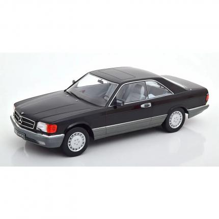 KK-Scale Mercedes-Benz 560 SEC (C126) - 1985 - Svart - KK-Scale 1:18