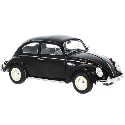 WhiteBox Volkswagen Beetle 1200 Käfer 1960 - Svart - WhiteBox - 1:24