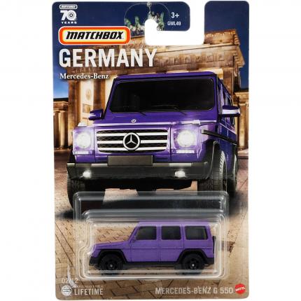 Matchbox Mercedes-Benz G 550 - Lila - Germany 2/12 - Matchbox