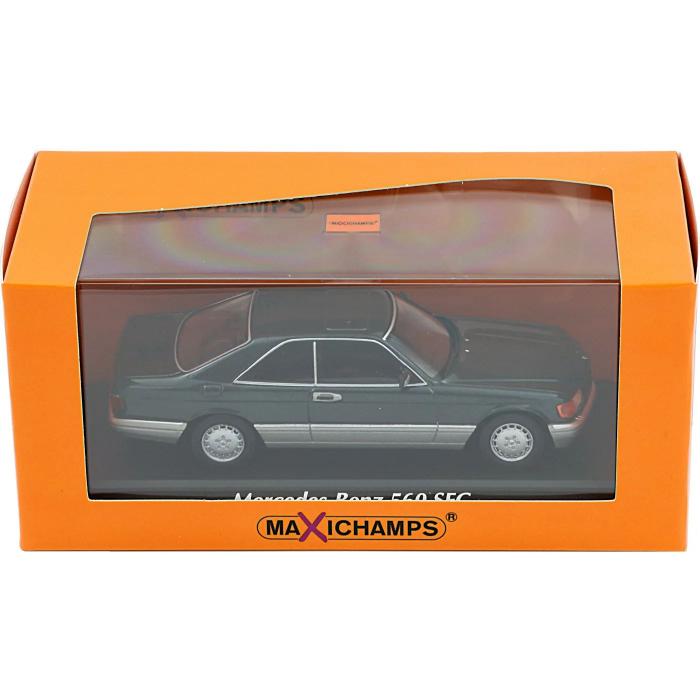 Minichamps Mercedes-Benz 560 SEC - 1986 - Svart - Minichamps - 1:43