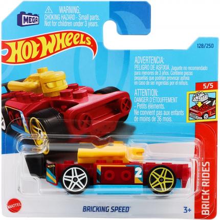 Hot Wheels Bricking Speed - Brick Rides - Röd - Hot Wheels