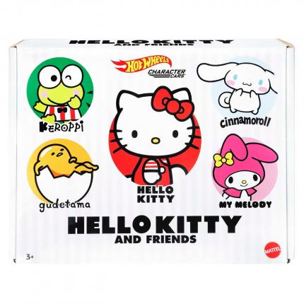 Hot Wheels Hello Kitty and Friends - Character Cars 5-pack - Hot Wheels