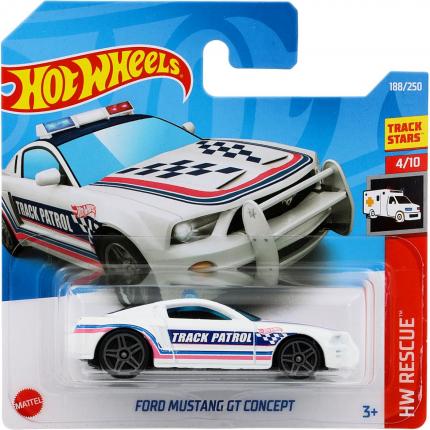Hot Wheels Ford Mustang GT Concept - HW Rescue - Polisbil - Hot Wheels