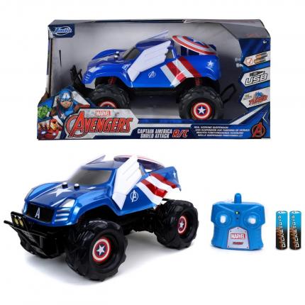 Jada Toys Captain America Shield Attack - Radiostyrd bil - Jada - 1:14