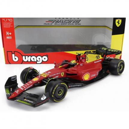 Bburago Ferrari F1-75 Carlos Sainz #55 - Italian GP - Bburago - 1:18