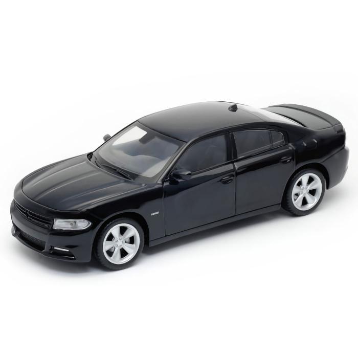 Welly 2016 Dodge Charger R/T - Svart - Welly - 1:24