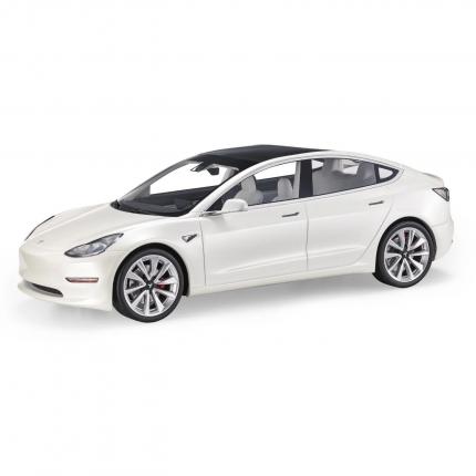 LS Collectibles Tesla Model 3 - Vit - LS Collectibles - 1:18
