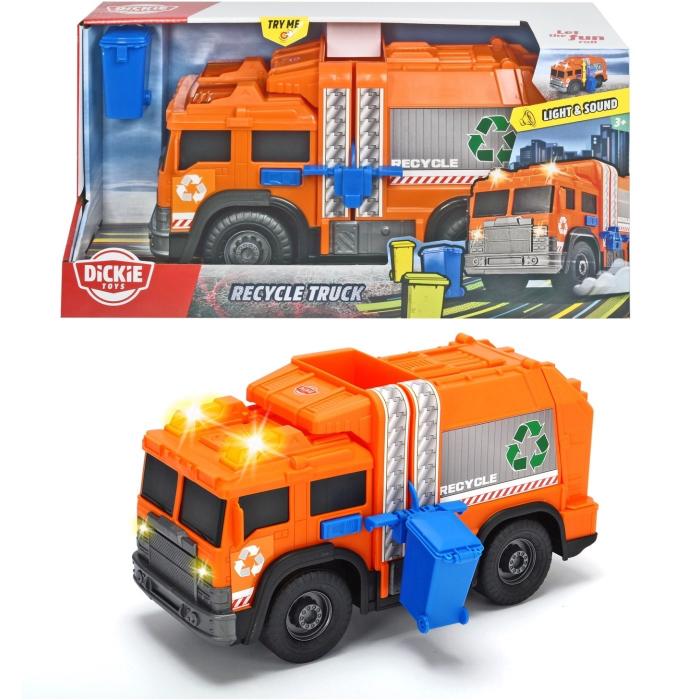 Dickie Toys Sopbil - Orange - Recycle Truck - Dickie Toys - 30 cm