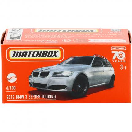 Matchbox 2012 BMW 3 Series Touring - Vit - Power Grab - Matchbox