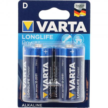 Varta Batterier D (LR20) - Alkaliskt - Varta Longlife Power