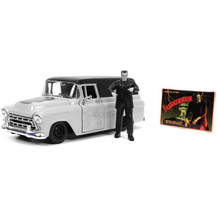 Jada Toys Frankenstein & 1957 Chevy Suburban - Gr - Jada - 1:24
