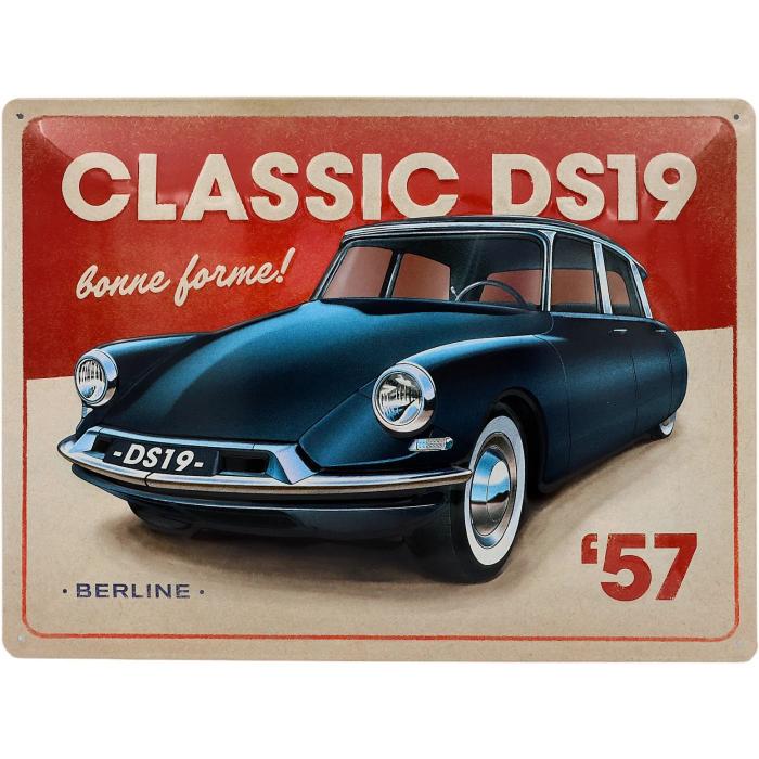 Nostalgic-Art '57 Citron DS19 - Classic DS19 - Pltskylt - 40x30 cm