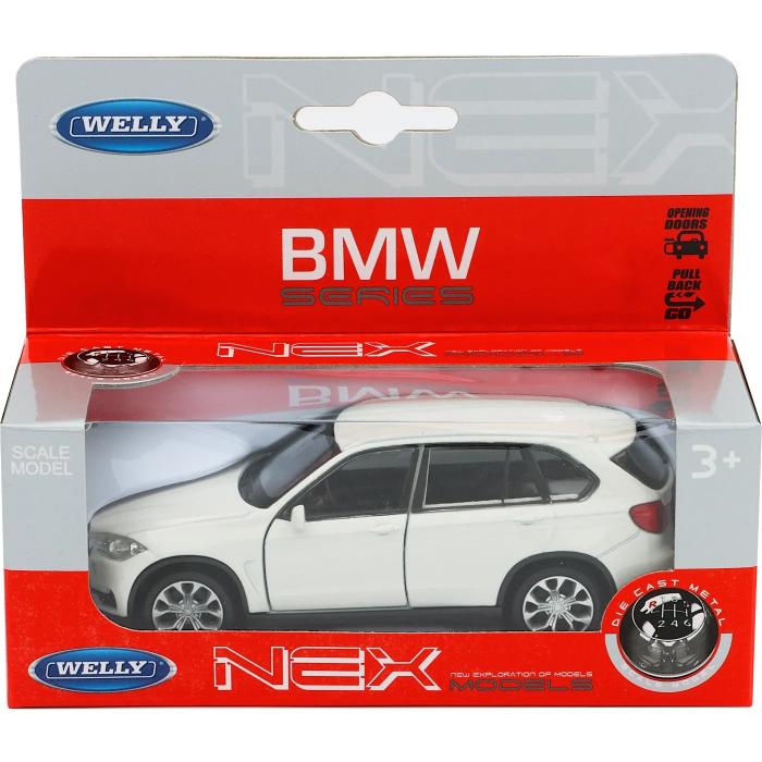 Welly BMW X5 - 2015 - Vit - Welly - 11 cm