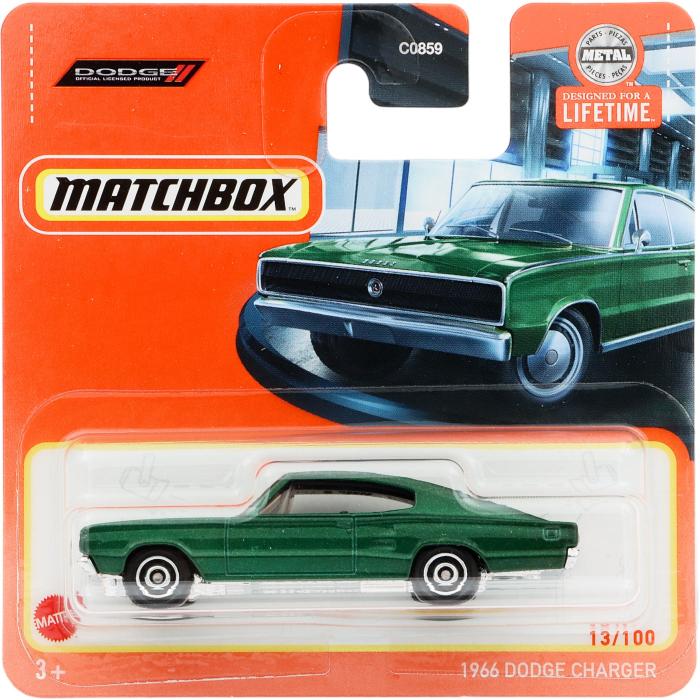 Matchbox 1966 Dodge Charger - Grn - Matchbox