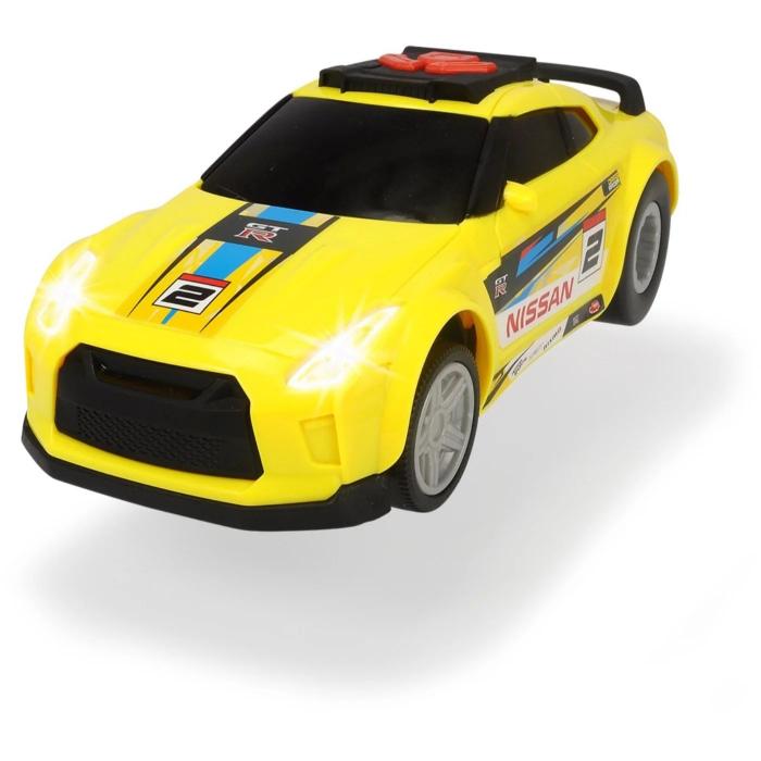 Dickie Toys Nissan GT-R - Gul - Wheelie Raiders - Dickie Toys