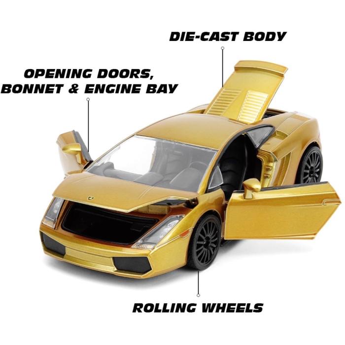 Jada Toys Lamborghini Gallardo - Guld - Fast & Furious - Jada Toys - 1:24
