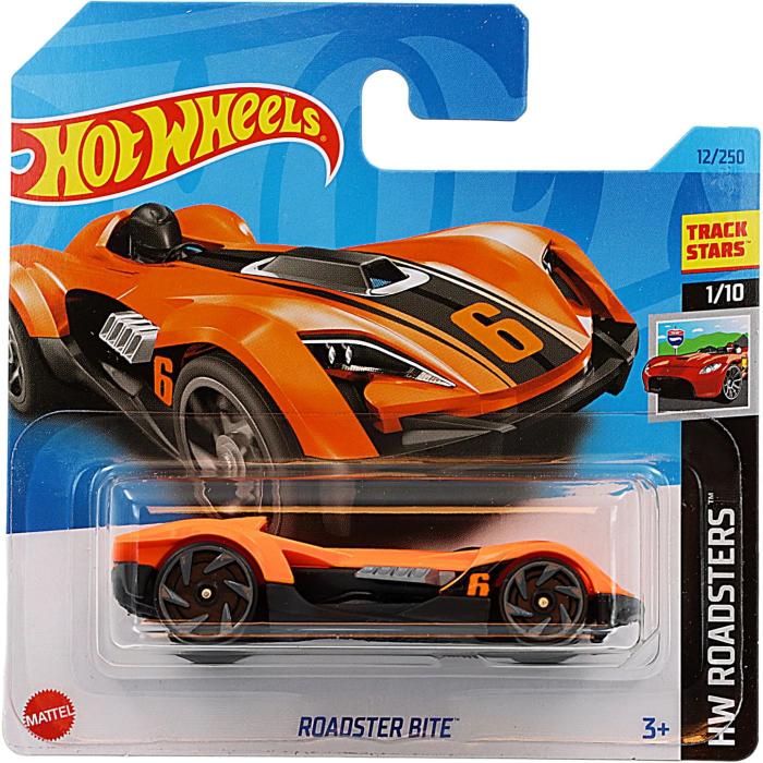 Hot Wheels Roadster Bite - HW Roadsters - Orange - Hot Wheels