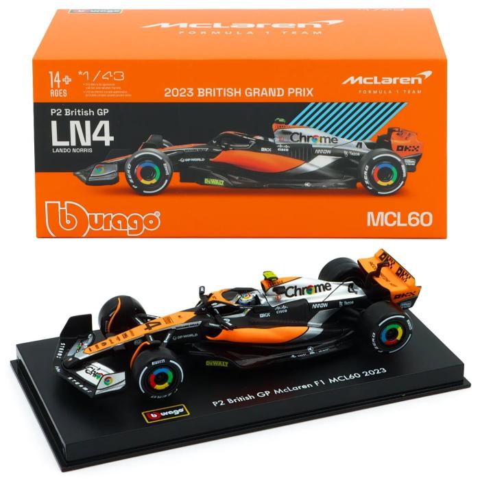 Bburago McLaren - MCL60 - British GP - Lando Norris - Bburago - 1:43