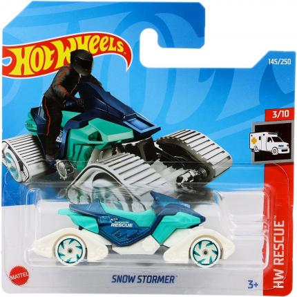 Hot Wheels Snow Stormer - HW Rescue - Blå - Hot Wheels