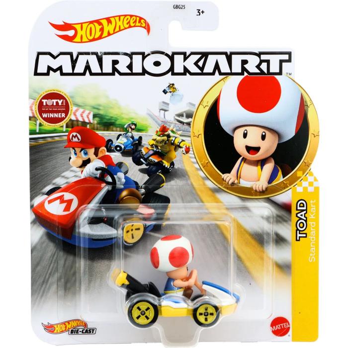 Hot Wheels Toad - Mario Kart - Standard Kart - Hot Wheels