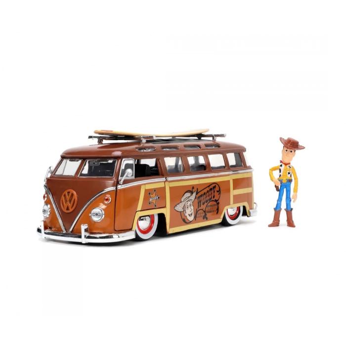 Jada Toys Woody & Volkswagen T1 Bus - 1962 - Toy Story - Jada - 1:24